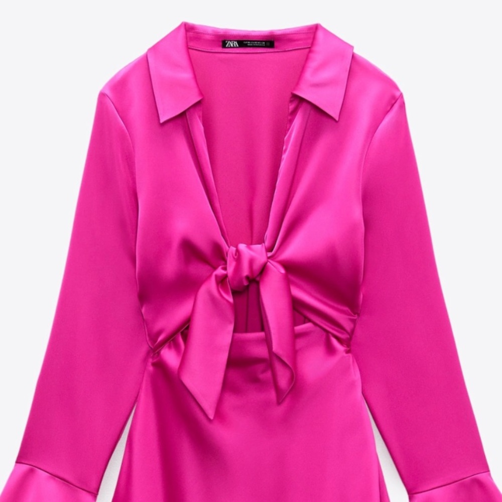 Zara xs pink dress
